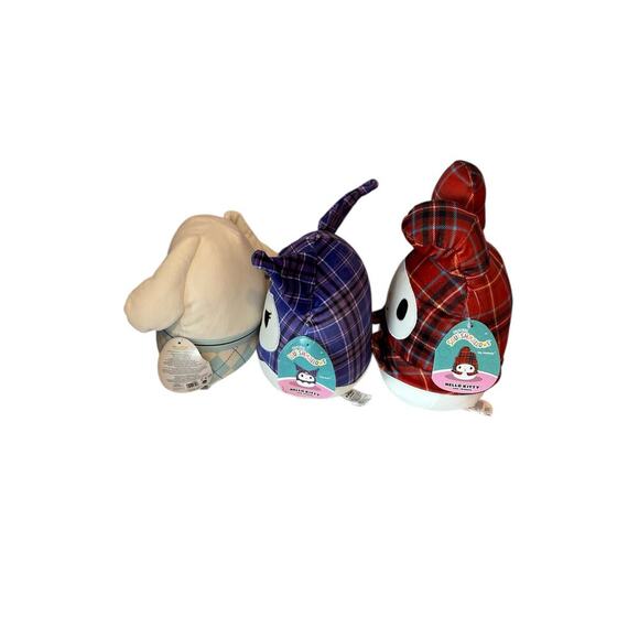 Hello Kitty Sanrio Squishmallows Set of 3 My Melody Cinnamoroll Kuromi NWT - Picture 4 of 12